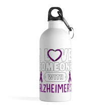 Load image into Gallery viewer, Alzheimer&#39;s Love Steel Bottle
