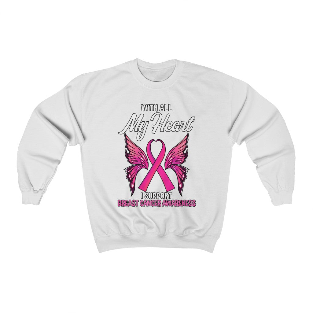 Breast Cancer My Heart Sweater