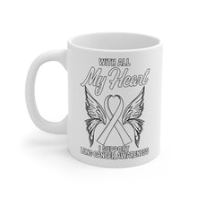 Load image into Gallery viewer, Lung Cancer My Heart Mug
