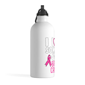 Breast Cancer Love Steel Bottle