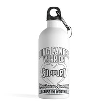 Load image into Gallery viewer, Lung Cancer Support Steel Bottle
