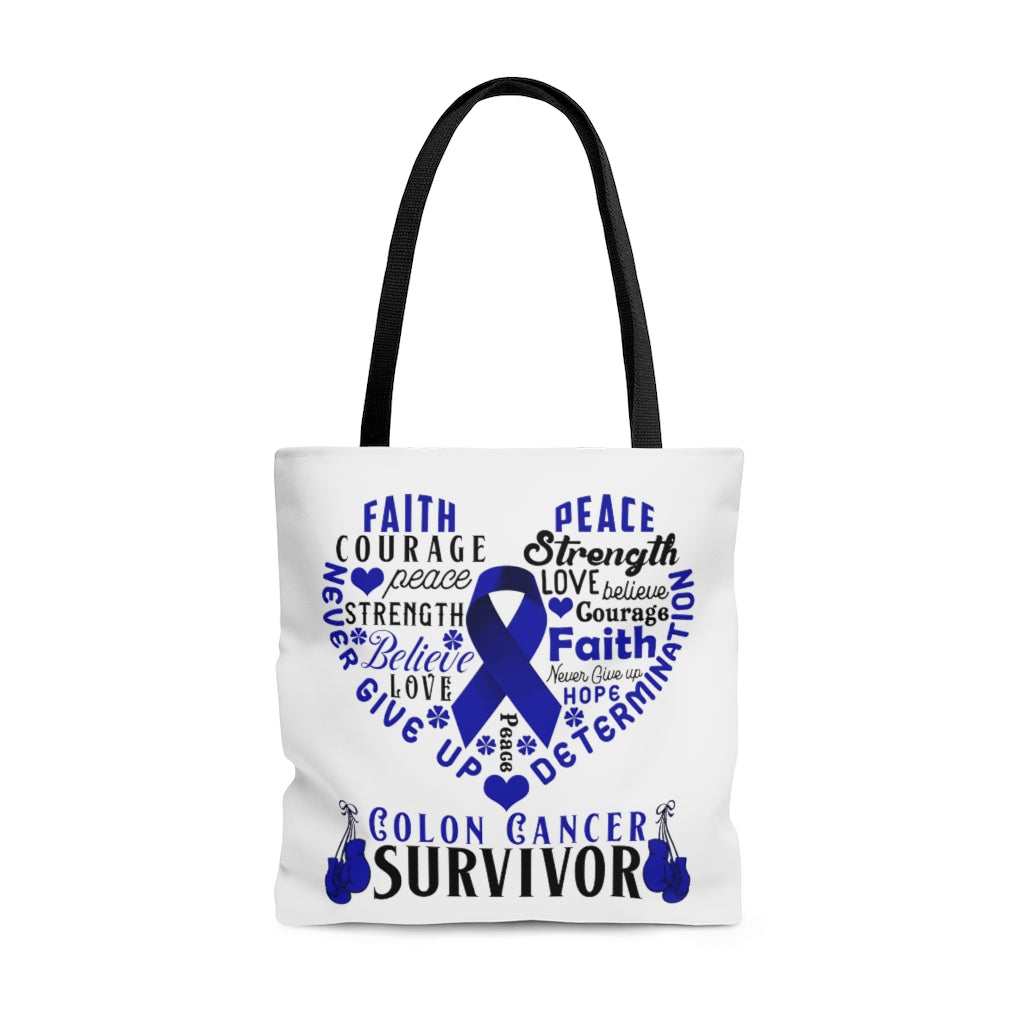 Colon Cancer Survivor Tote Bag