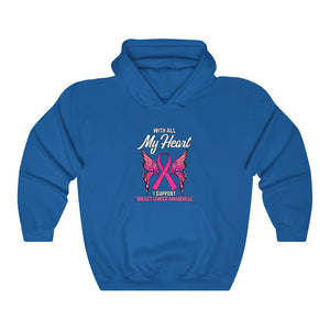 Breast Cancer My Heart Hoodie