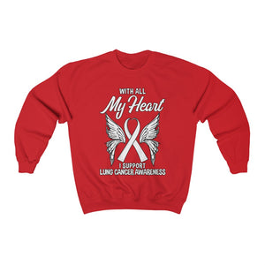 Lung Cancer My Heart Sweater