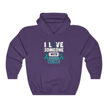 Load image into Gallery viewer, Ovarian Cancer Love Hoodie
