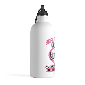 Breast Cancer Support Steel Bottle