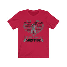 Load image into Gallery viewer, Brain Cancer Survivor T-shirt
