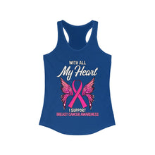 Load image into Gallery viewer, Breast Cancer My Heart Tank Top

