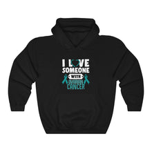 Load image into Gallery viewer, Ovarian Cancer Love Hoodie
