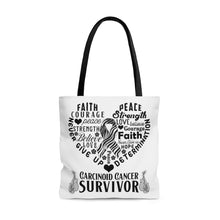 Load image into Gallery viewer, Carcinoid Cancer Survivor Tote Bag
