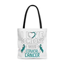 Load image into Gallery viewer, Cervical Cancer Love Tote Bag
