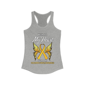 Childhood Cancer My Heart Tank Top