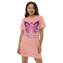 Load image into Gallery viewer, Breast Cancer Warrior Organic Dress
