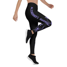 Load image into Gallery viewer, Alzheimer&#39;s Awareness Legging
