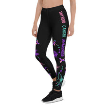 Load image into Gallery viewer, Thyroid Cancer Awareness Simple Legging
