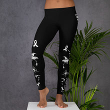 Load image into Gallery viewer, Lung Cancer Awareness Legging

